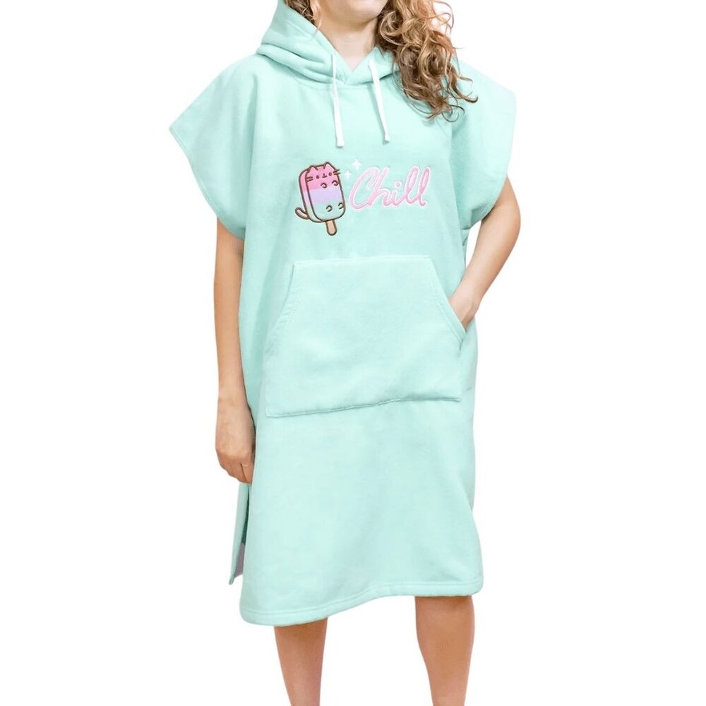 Pusheen Beach Towel / Cover / Hooded Poncho Women's One Size (READ DESCRIPTION)